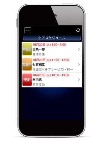 Helperさんケアスケジュール